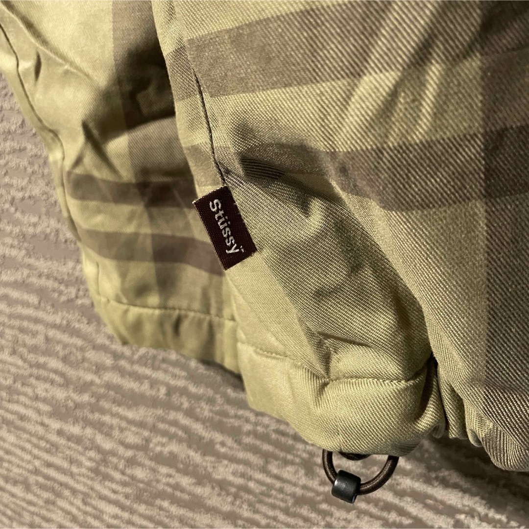 STUSSY - stussy 中綿ジャケット thermolite チェック 90s xlの通販 by