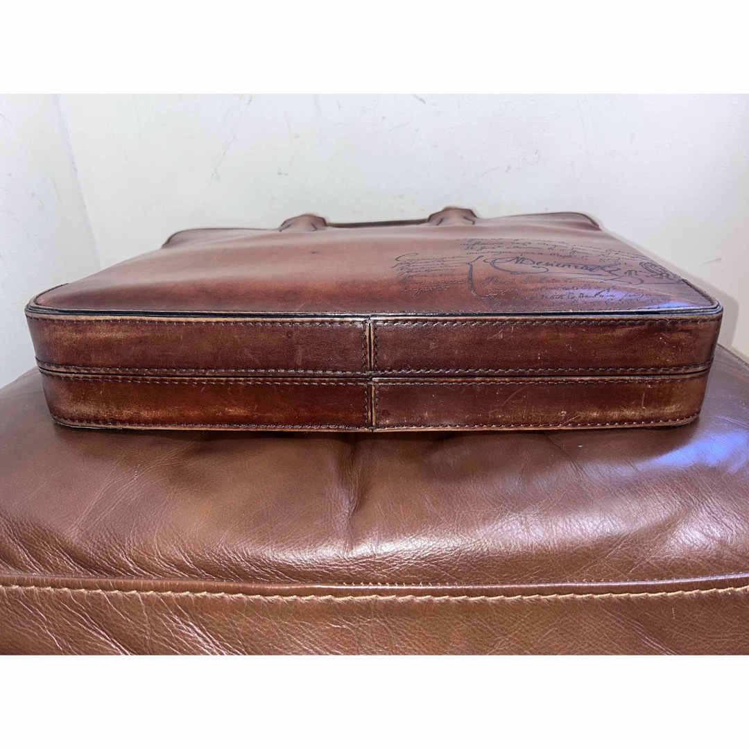 BERLUTI - ベルルッティ Profil Mini Scrittoアンジュール ブリーフ 鞄