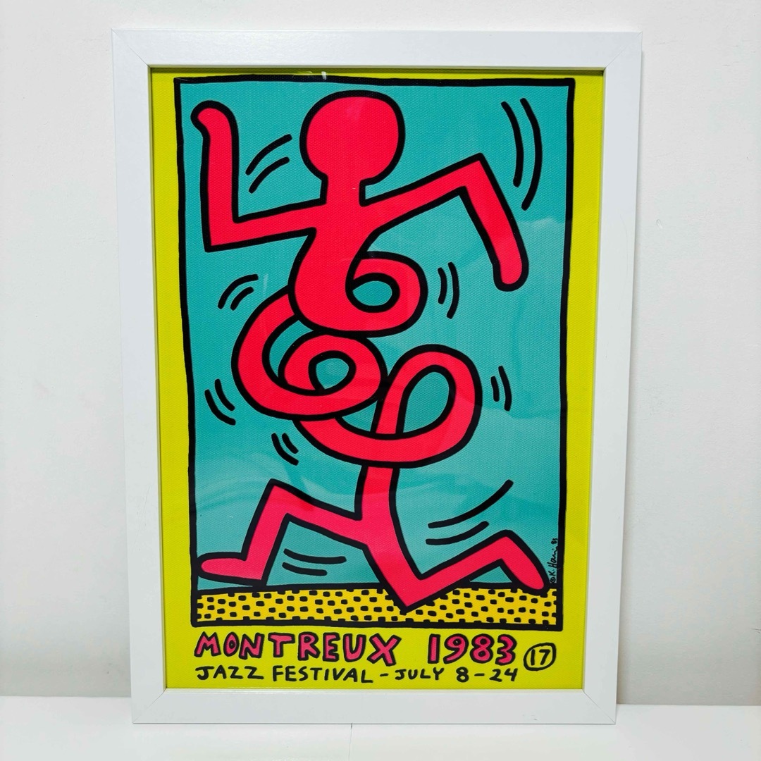 白額付きポスター】キース ヘリング18(新品)の通販 by ひふみRecords