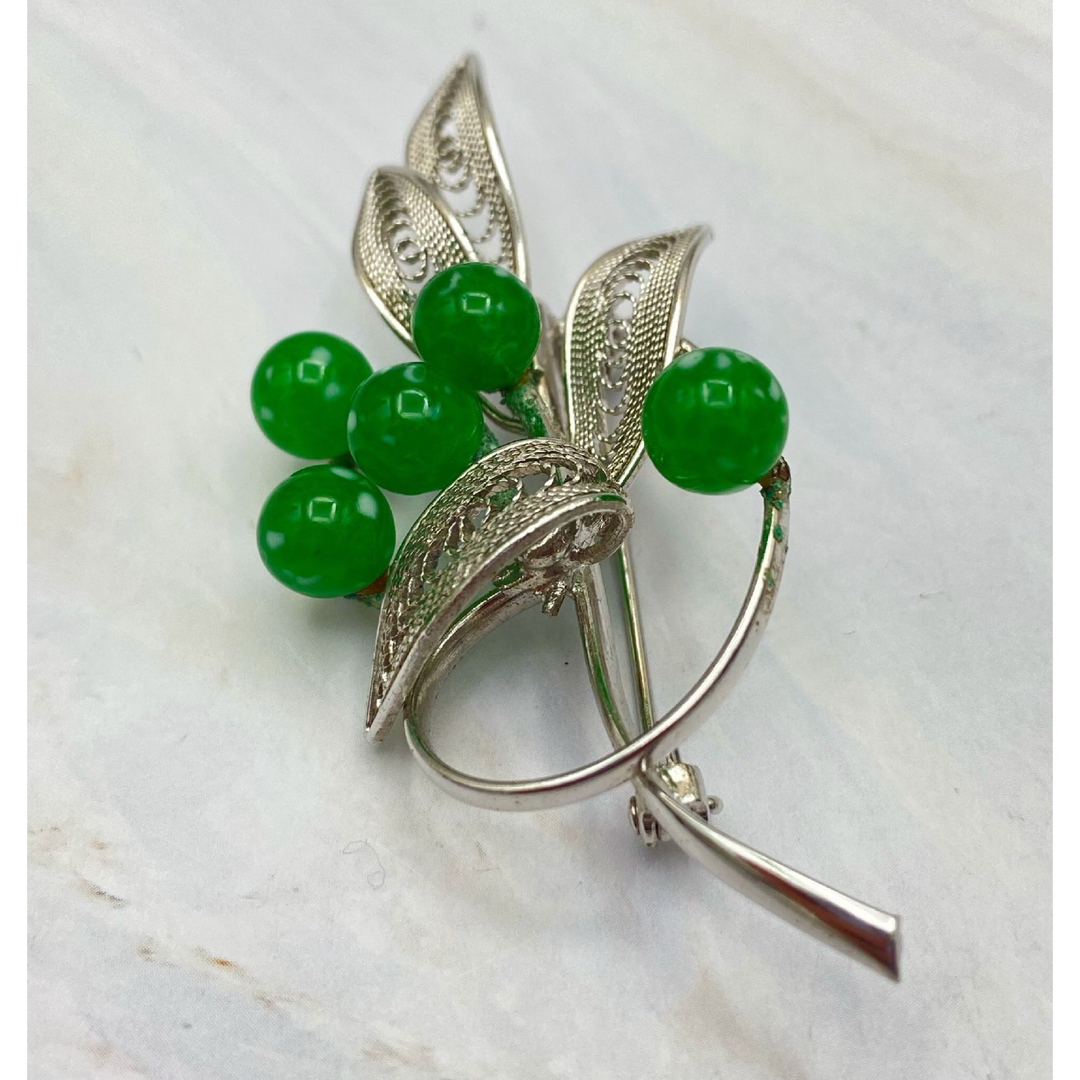 天然石 緑翡翠 ブローチ 4の通販 by GOLD CAT⚠️在庫確認お願いします