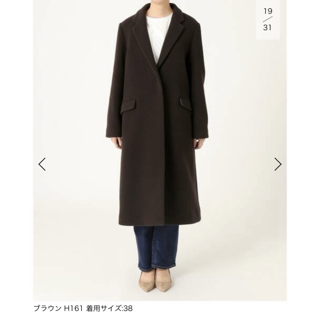 Spick & Span - spick&span ダブルモッサチェスターコートの通販 by