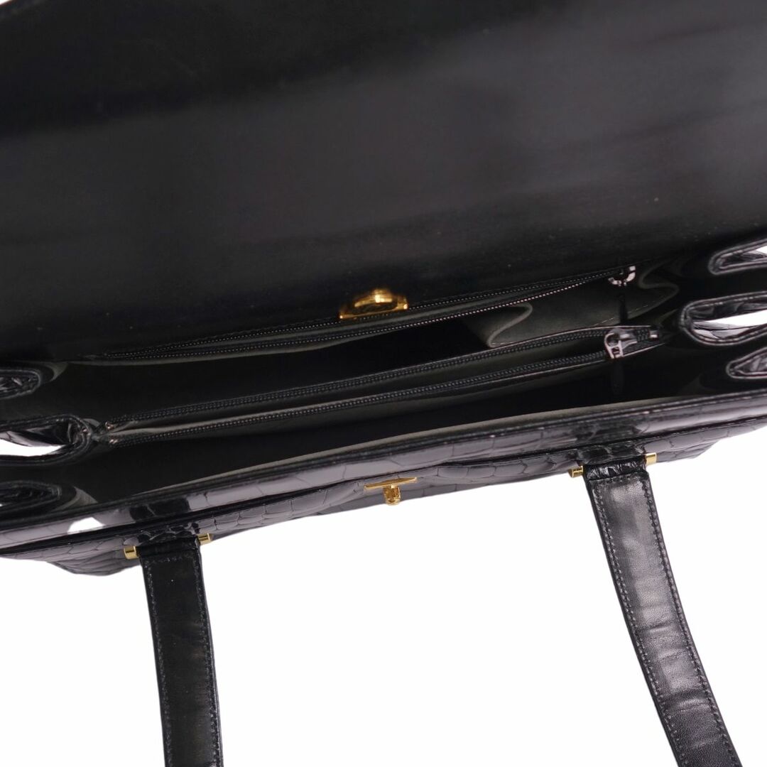 Crocodile - 美品 JRA 三宝 SANPO クロコダイル CROCODILE バッグ