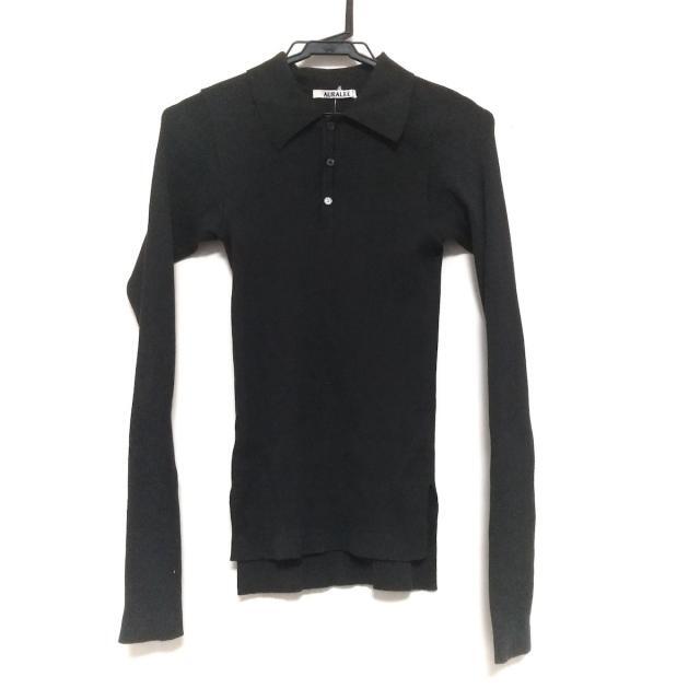 AURALEE - オーラリー 長袖ポロシャツ レディース -の通販 by ブラン