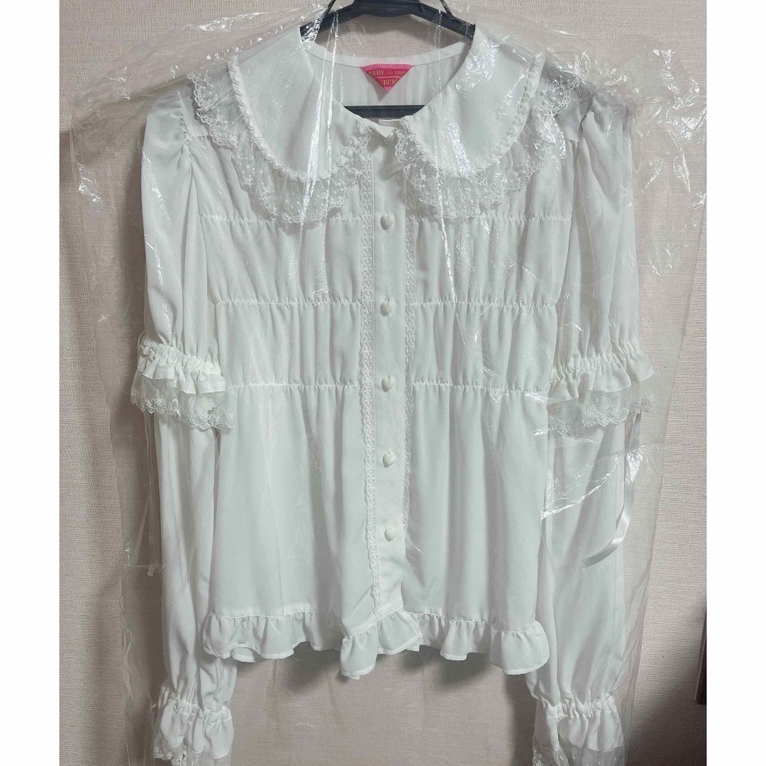 BABY,THE STARS SHINE BRIGHT - 袖取り外しシフォンベビードール