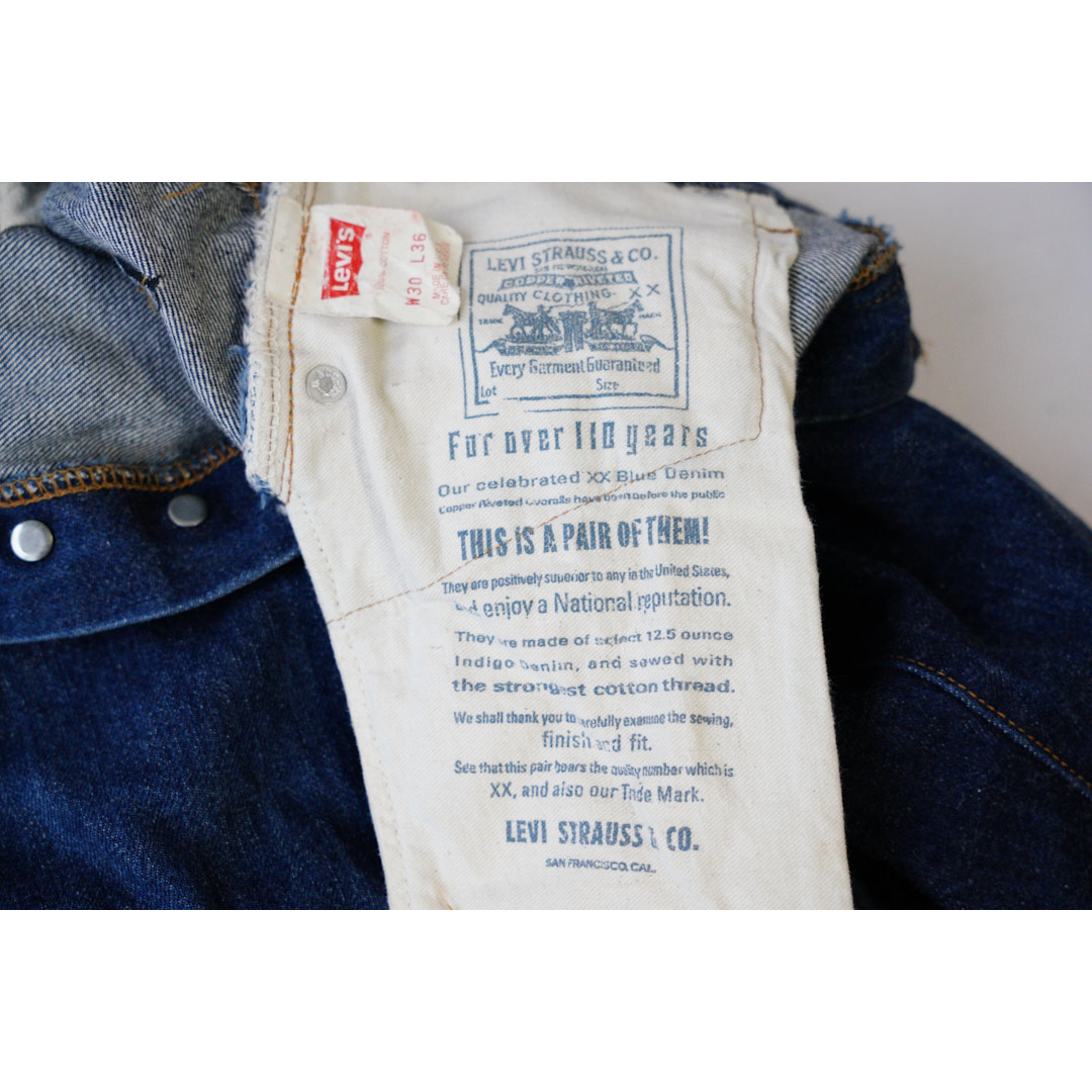 Levi's - 93年製 LEVI'S 501 BIGE 110周年 バレンシア復刻の通販 by