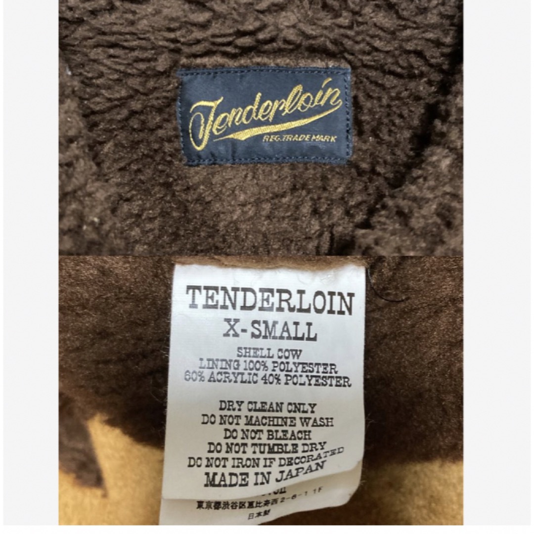 TENDERLOIN - テンダーロイン サドル スウェード ジャケット レザー