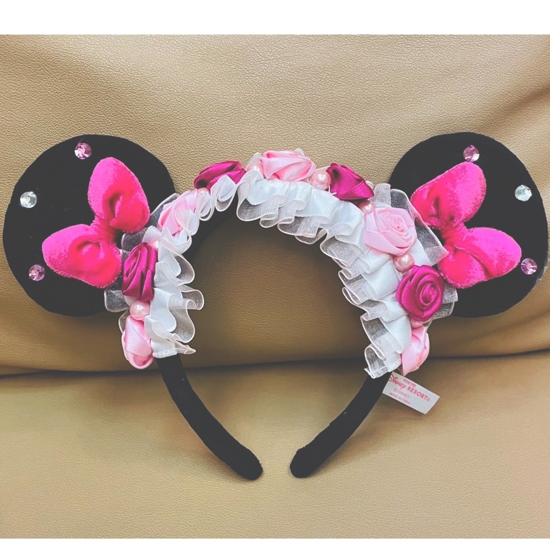 Disney - ディズニー ミッキー ミニー カチューシャヘッドドレス 黒