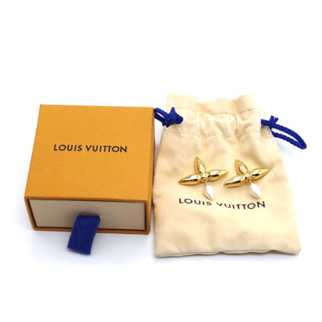 LOUIS VUITTON - ルイ ヴィトン ピアス ルイゼット メタル ゴールド