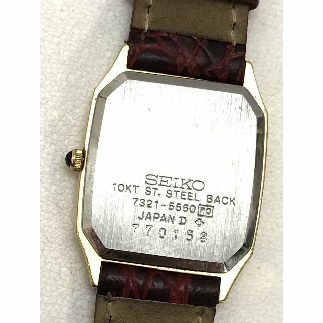 SEIKO セイコー 腕時計 エクセリーヌ 10KT 7321-6080/584009 クオーツ
