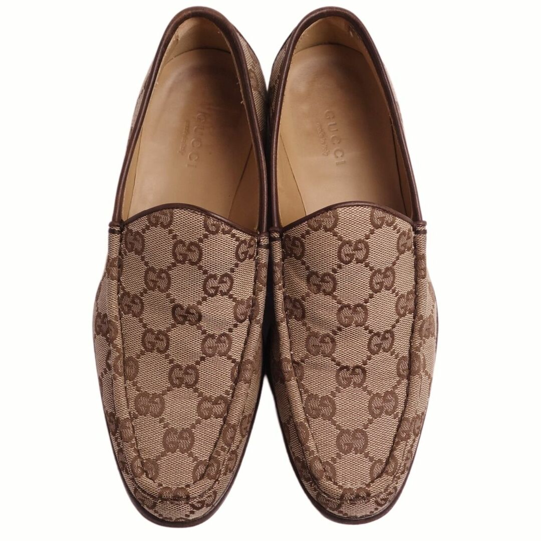 GUCCI - グッチ GUCCI ローファー スリッポン GG柄 キャンバス カーフ