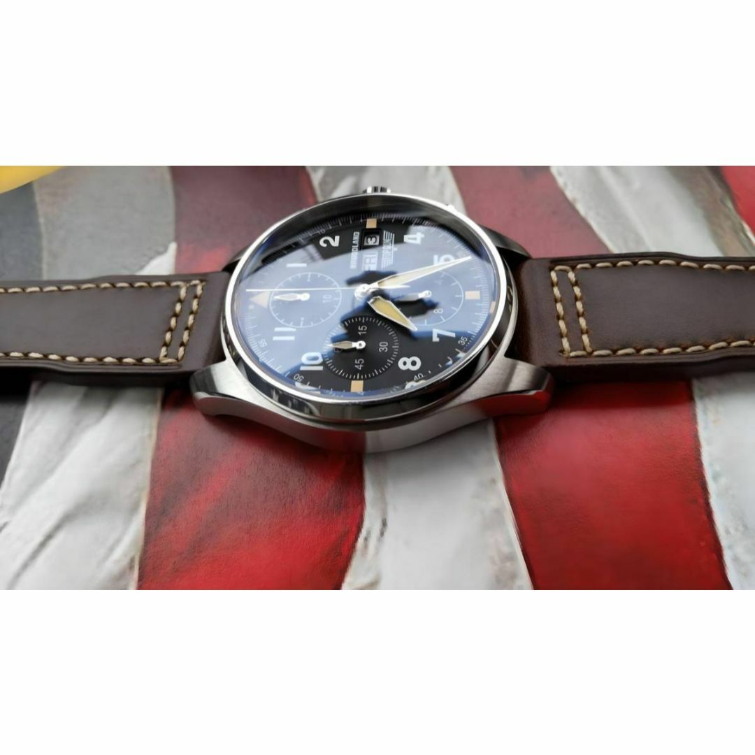 極レア！ Hruodland パイロットウォッチ クロノグラフ トップガン仕様
