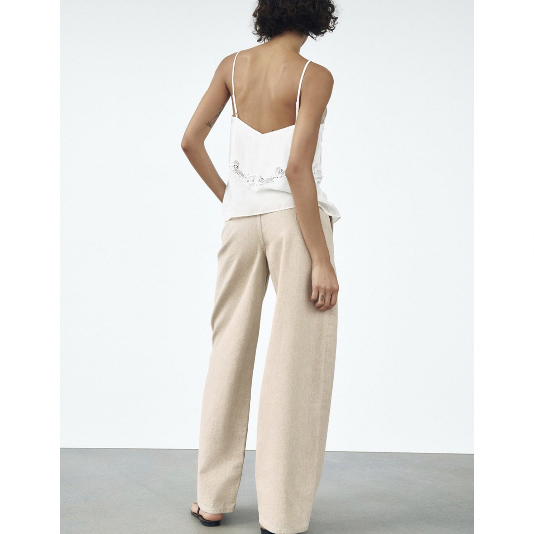 ZARA - ZARA ザラ 新品未使用タグ付 レース 刺繍 キャミソールの通販