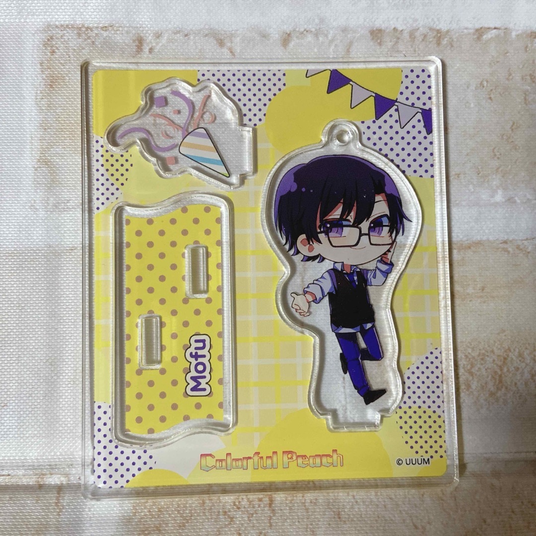 新品♡ イオン×カラフルピーチ アクリルスタンドキーホルダー もふくん