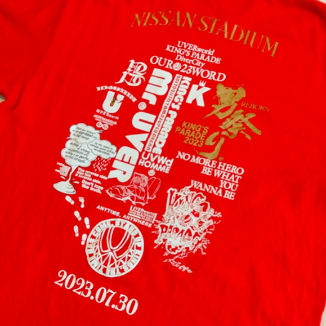 UVERworld - UVERworld 日産スタジアム男祭り2023限定Tシャツ ウーバー