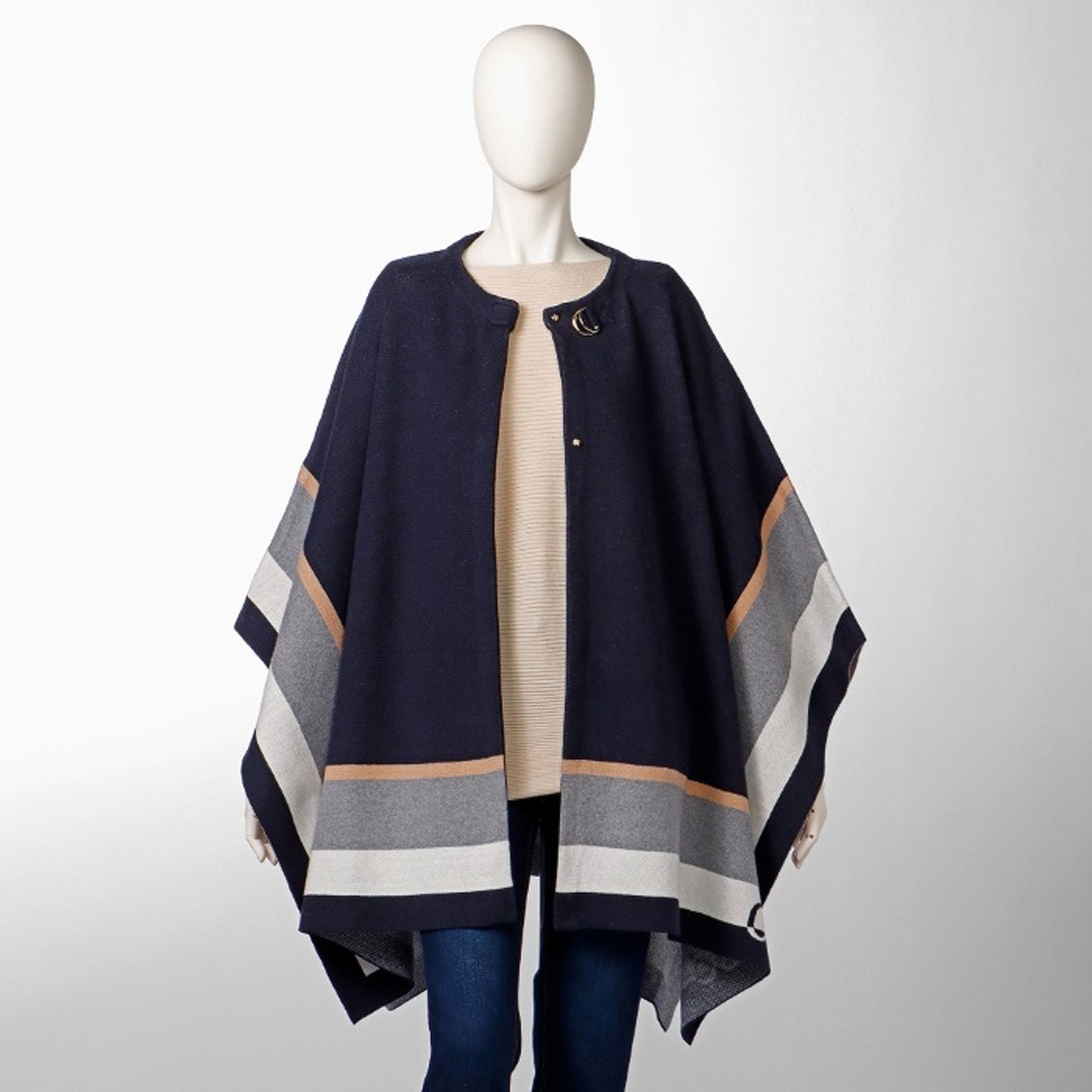 Chloe - クロエ CHLOE ケープ ロゴ ニット ポンチョ C16443 0003 859の