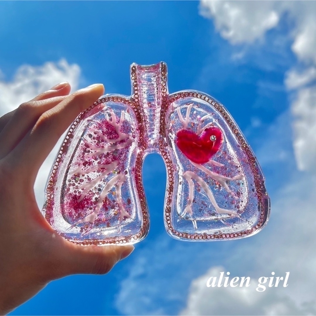 high皿 灰皿 肺皿 ピンク キラキラ肺皿の通販 by @alien__9111｜ラクマ