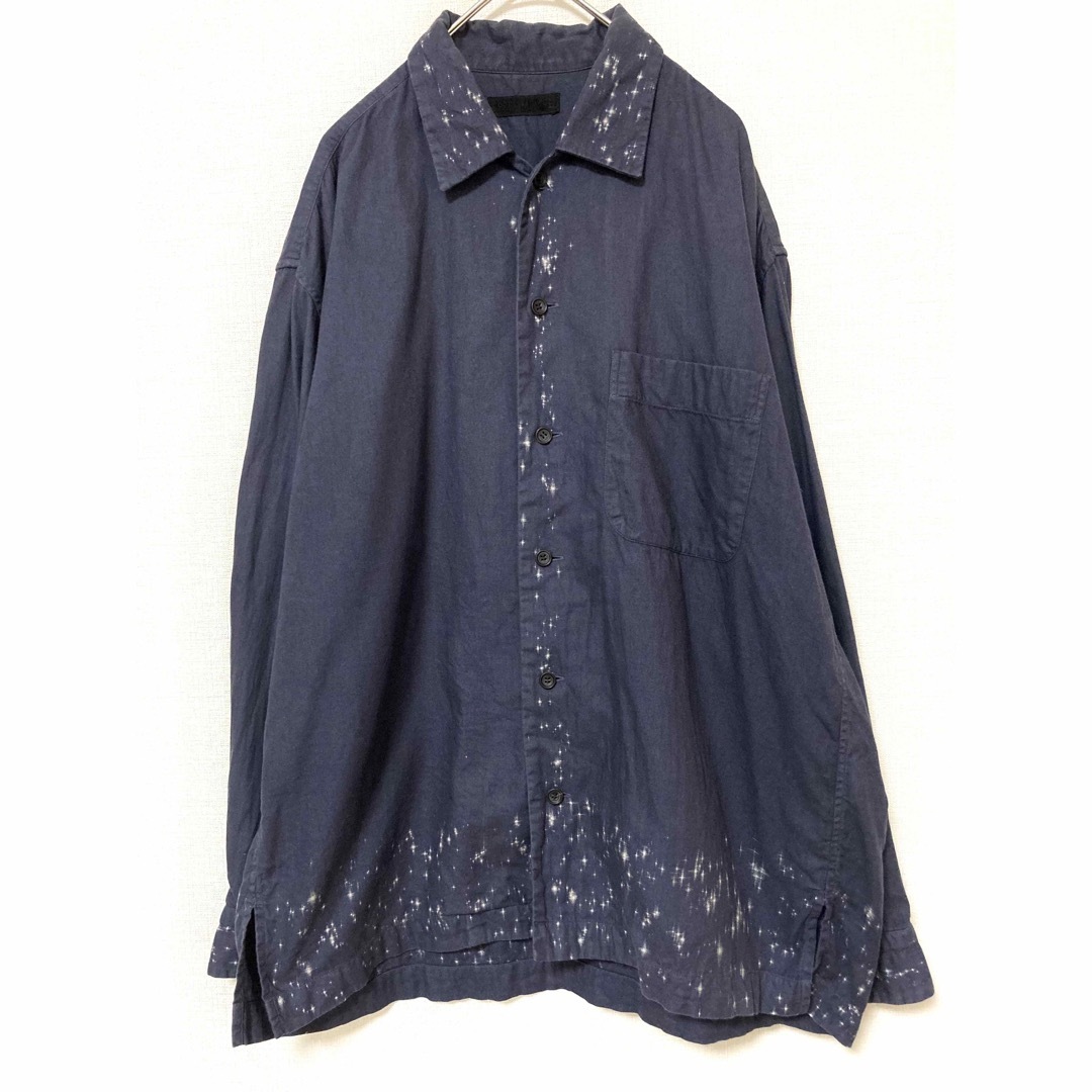 ISSEY MIYAKE - イッセイミヤケ コットン 絣 長袖 シャツ メンズ