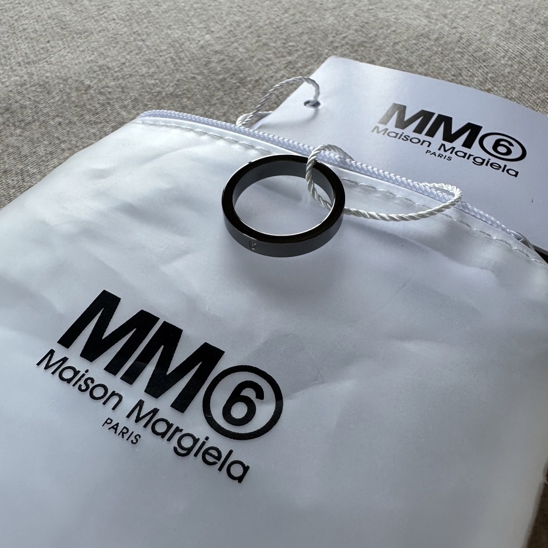 MM6 - 5新品 メゾン マルジェラ MM6 ナンバリング ロゴ リング ダーク