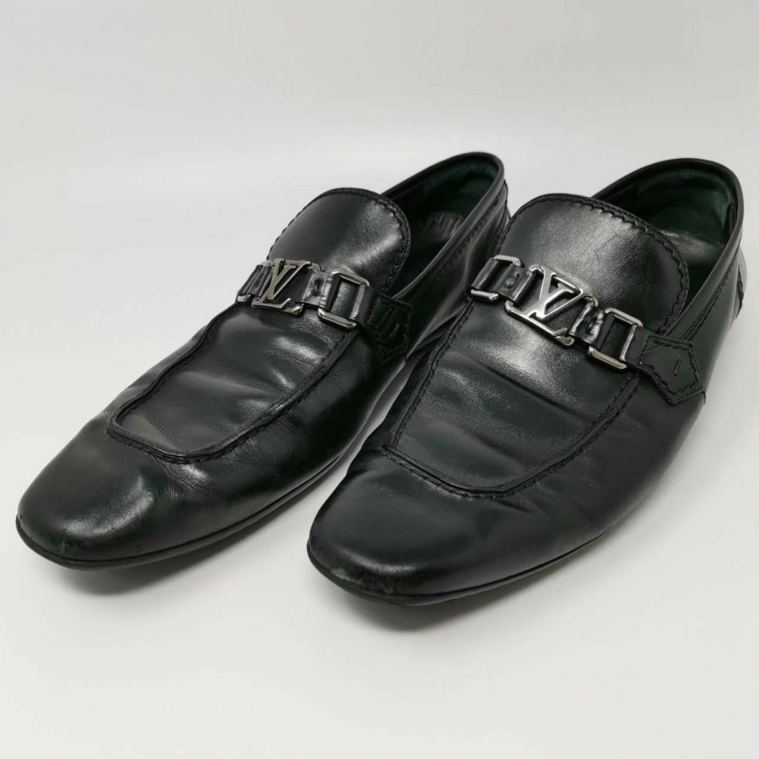 LOUIS VUITTON - 美品 ルイヴィトン LVロゴ金具 ドライビングシューズ