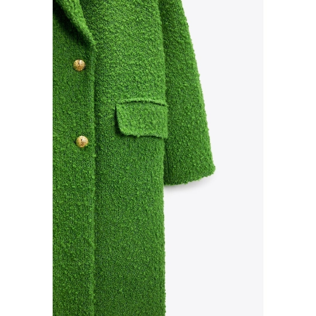 ZARA - ZARA ロングコート - LIMITED EDITION XSサイズ グリーンの通販