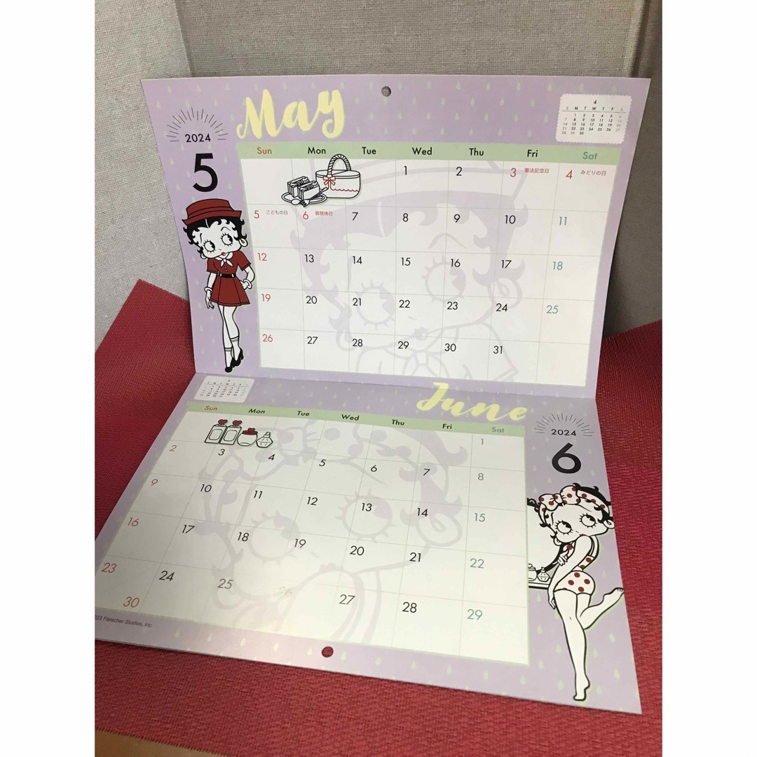 ☆2024年 ベティ・ブープ ベティちゃん カレンダーの通販 by ぴーあん