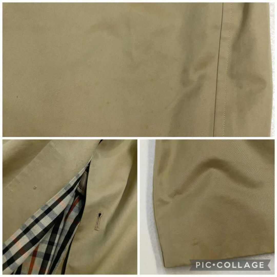 DAKS - DAKS ダックス ハウスチェック トレンチコート ライナー付きの