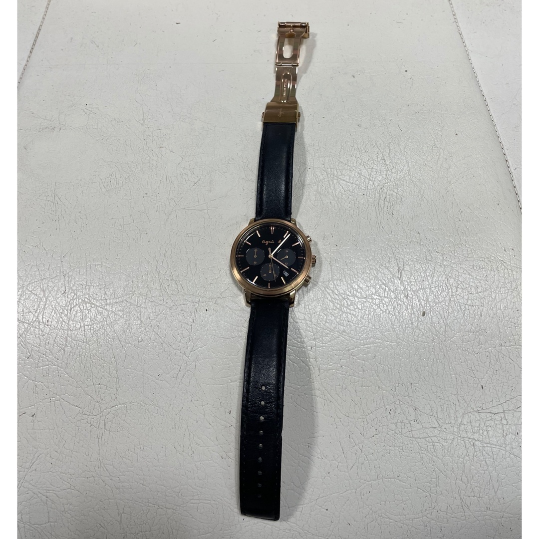 agnes b. - a gnes b．アニエスベー 腕時計クオーツアナログ クロノ