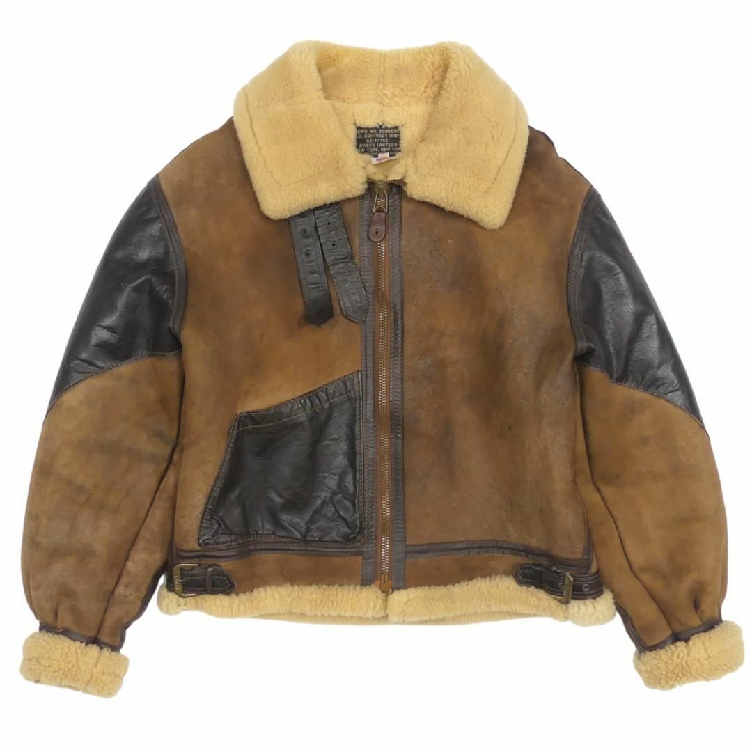 AVIREX - 大戦モデル B-3 フライトジャケット AVIREX 38 M 茶HN1889の