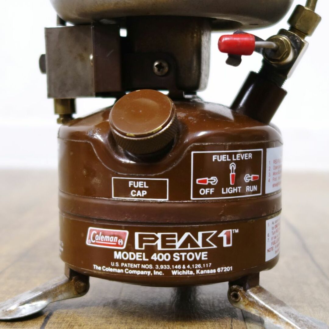 Coleman - 整備済 コールマン Coleman PEAK1 MODEL400 STOVE ピーク1