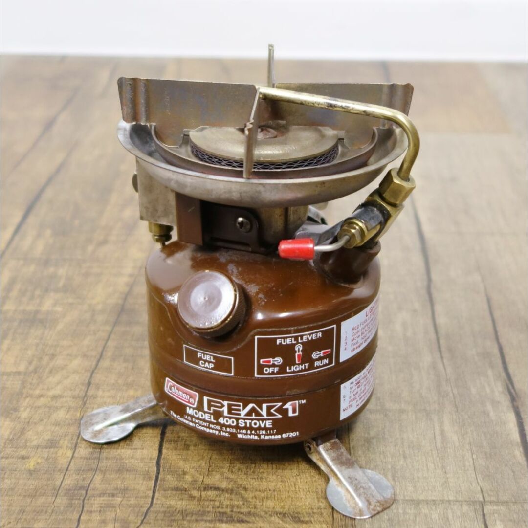 Coleman - 整備済 コールマン Coleman PEAK1 MODEL400 STOVE ピーク1