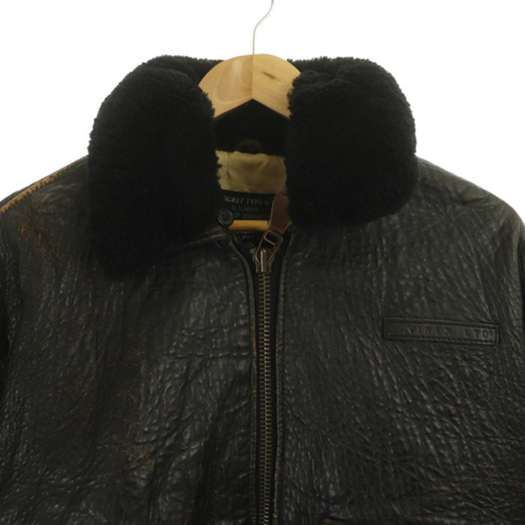 AVIREX - アヴィレックス 7823 G-1 フライトジャケット レザー ボア