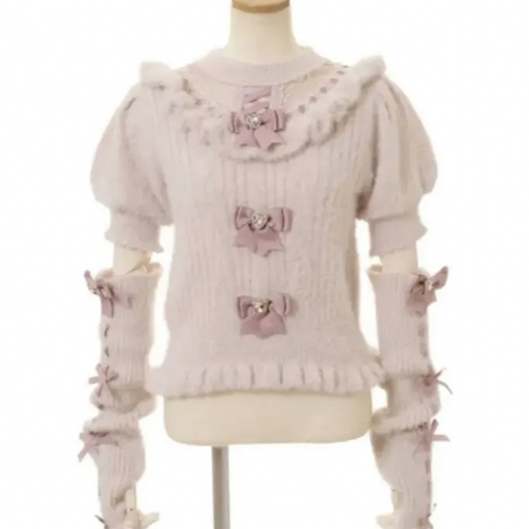 LIZ LISA - 新品未使用タグ付き lizlisa アームウォーマー3連リボン