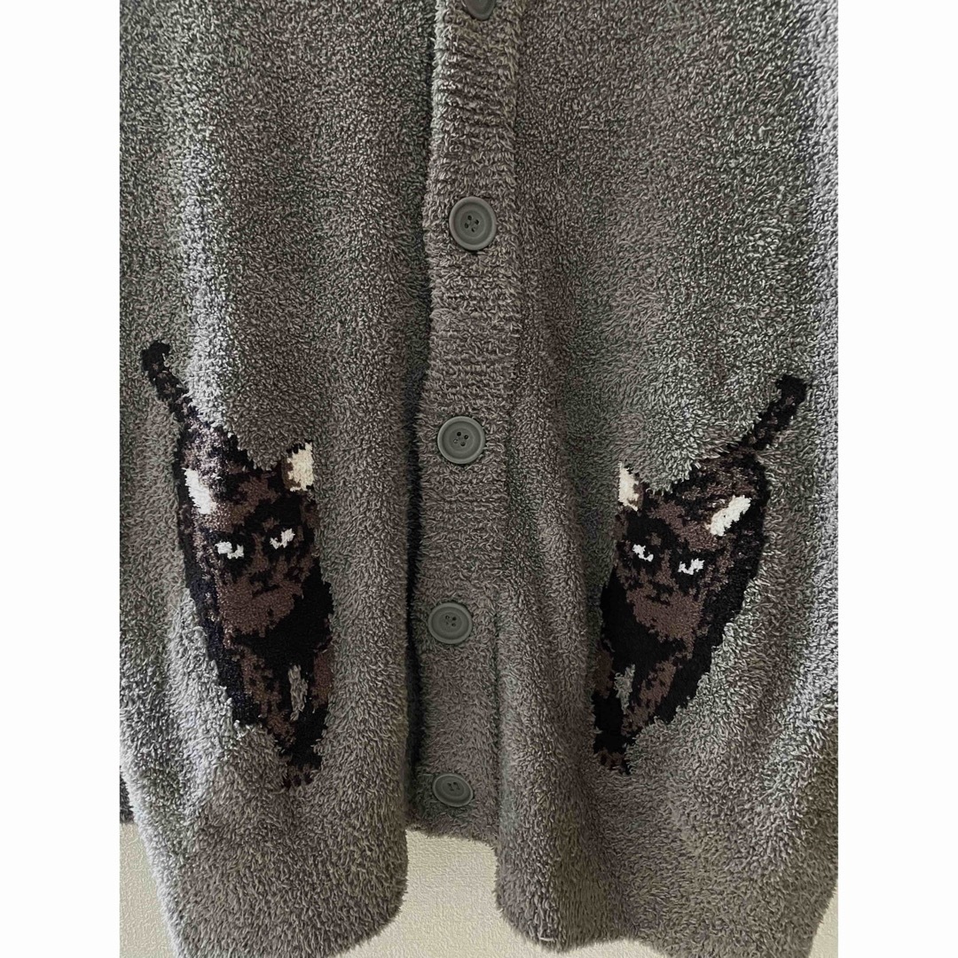 gelato pique - パウダーネコジャガードカーディガンの通販 by ふりま