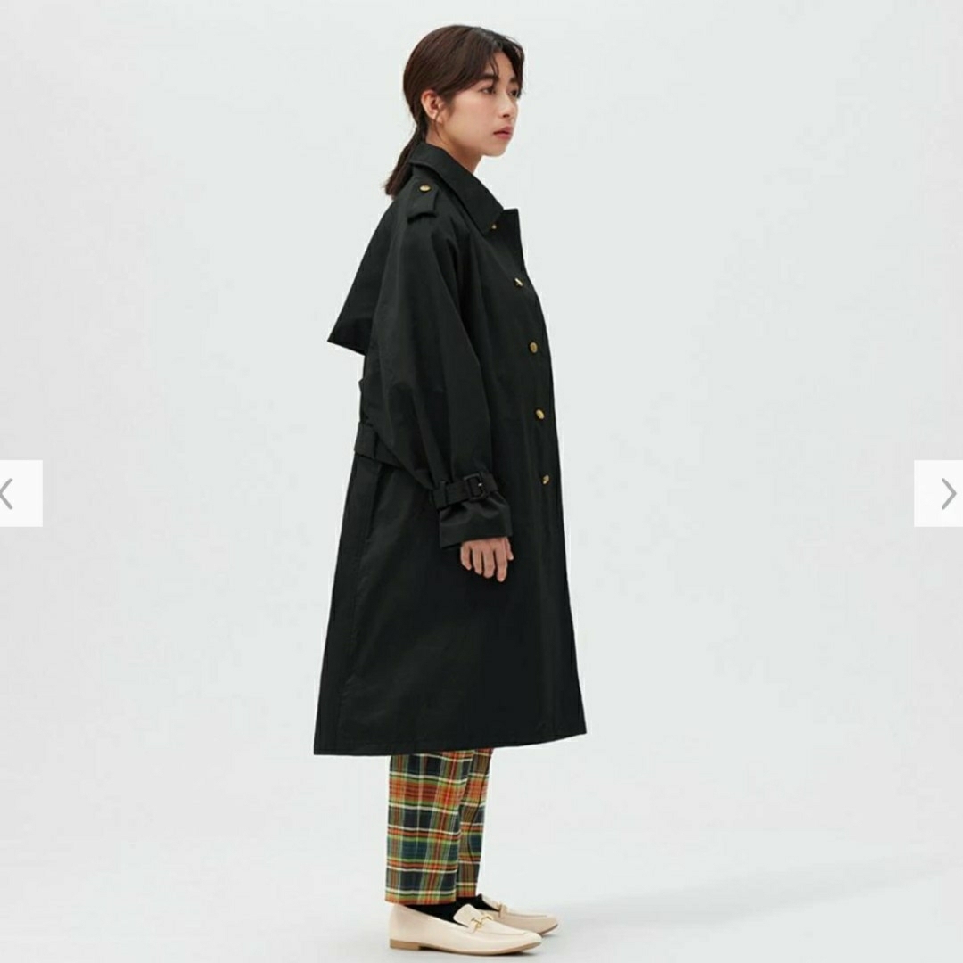 GU - 新品GU and beautiful people 黒 トレンチコートの通販 by MOMOMO