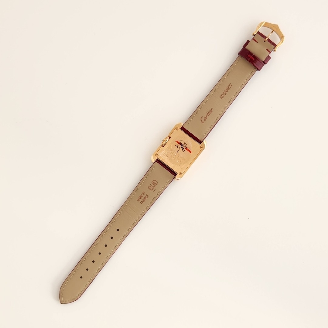 Cartier - 新品カルティエ☆タンク・アングレーズSM☆11Pダイヤ☆革