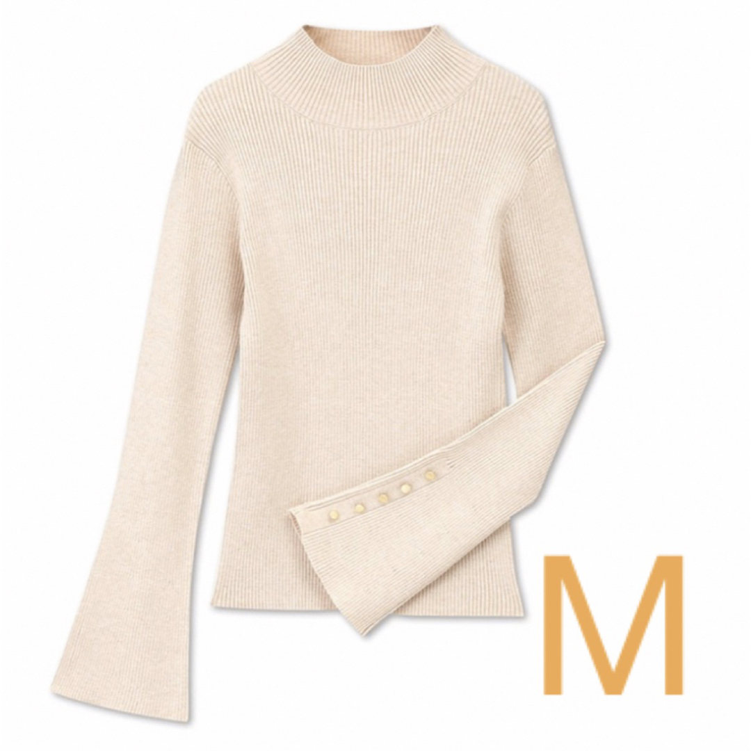 しまむら - 淡薄橙 アイボリー Mサイズ ニットプルオーバー tal. by