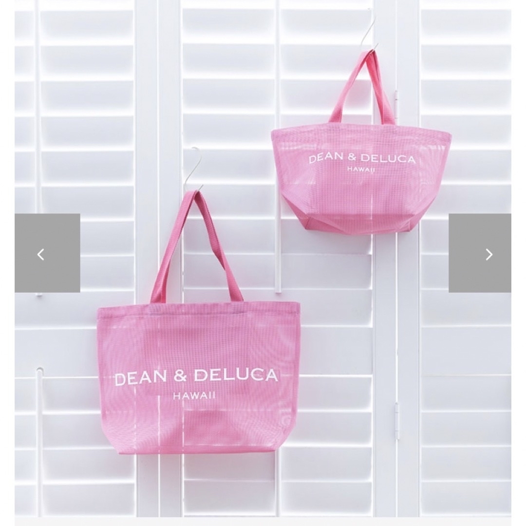 ハワイ限定】DEAN&DELUCAディーン&デルーカ ピンク トートバッグ Sの