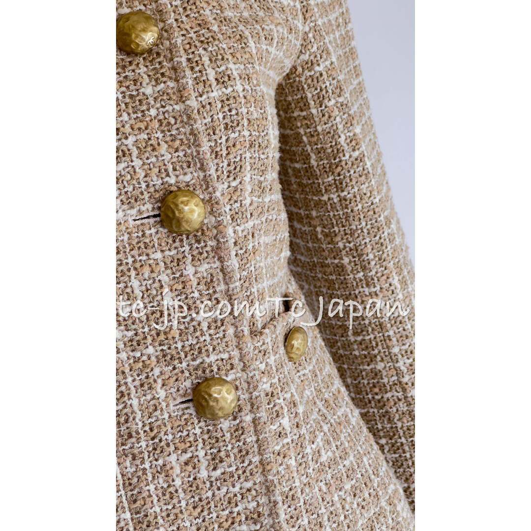 CHANEL - シャネル ジャケット スーツ CHANEL ベージュ アイボリー
