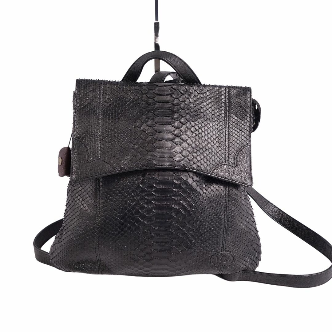 美品 イビザ IBIZA バッグ リュックサック バックパック パイソン