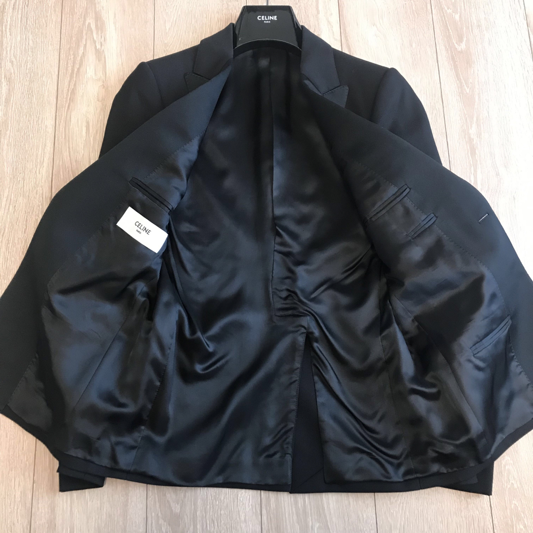 CELINE - 新品未使用 CELINE ピークドスモーキングジャケット エディ