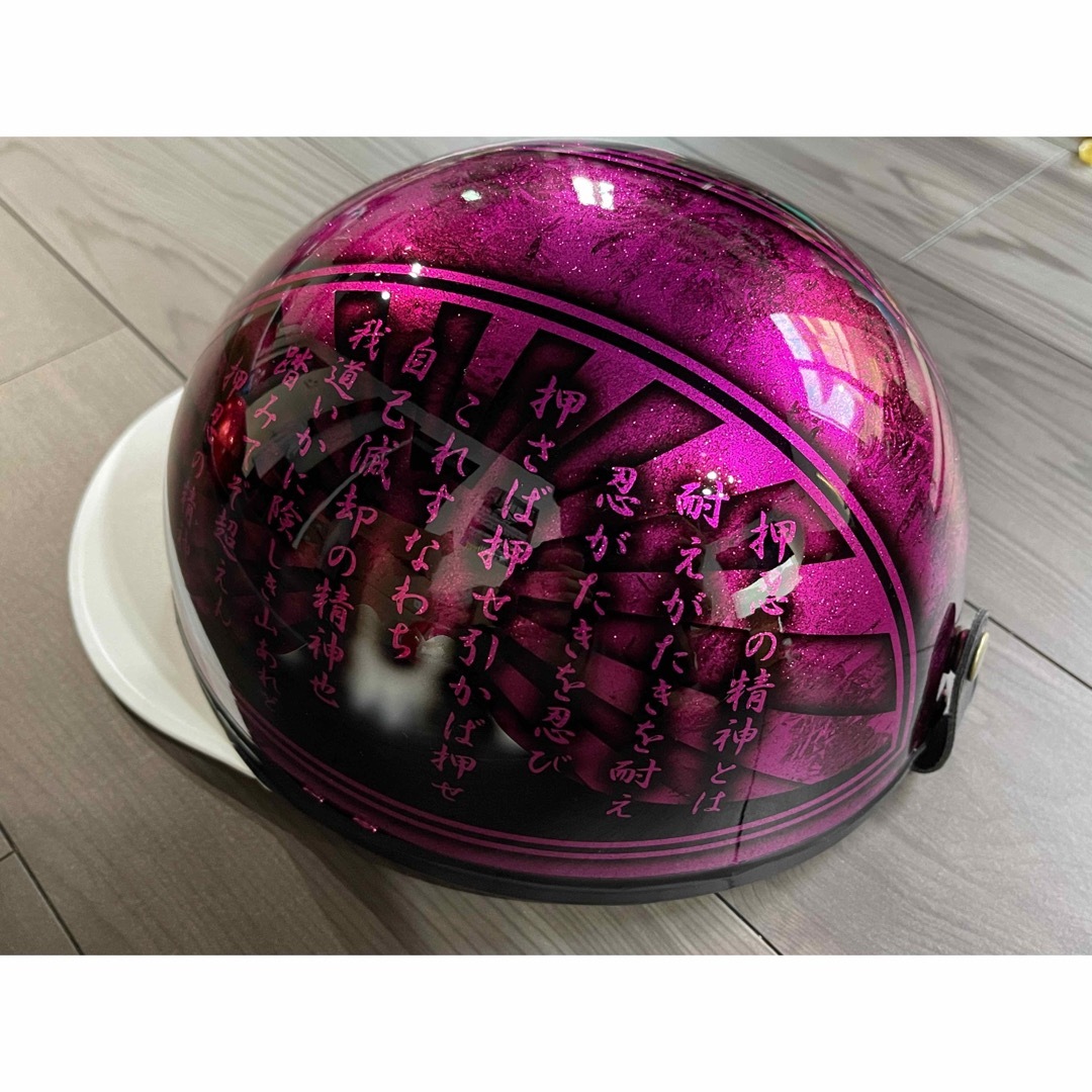 押忍の精神 富士日章 コルク半 ヘルメット ラップ塗装の通販 by paint