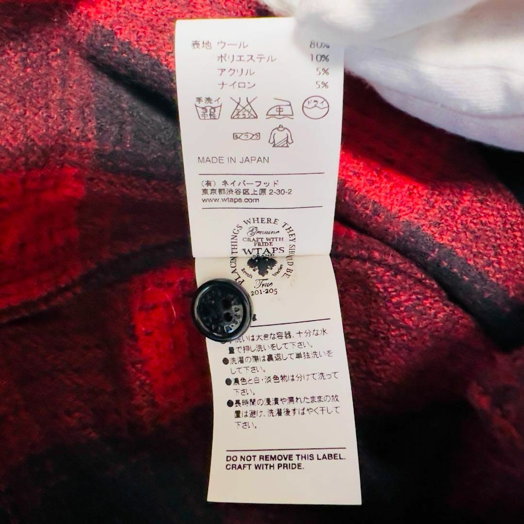 W)taps - Wtapsチェックシャツ lM WTAPS UNION バッファロージャケット