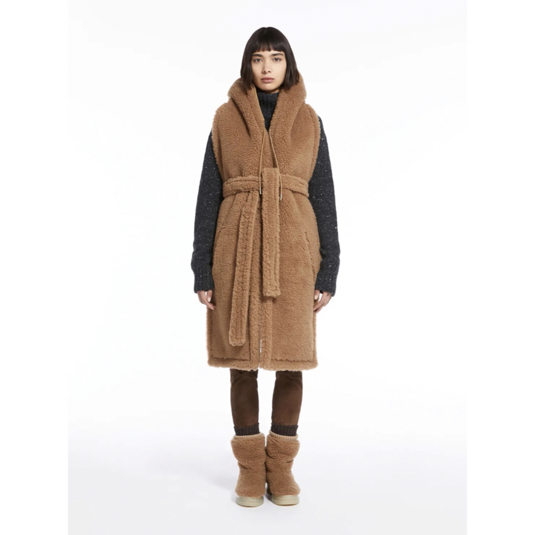 Max Mara - Max Mara テディベア フード ストール 2022AWの通販 by J's