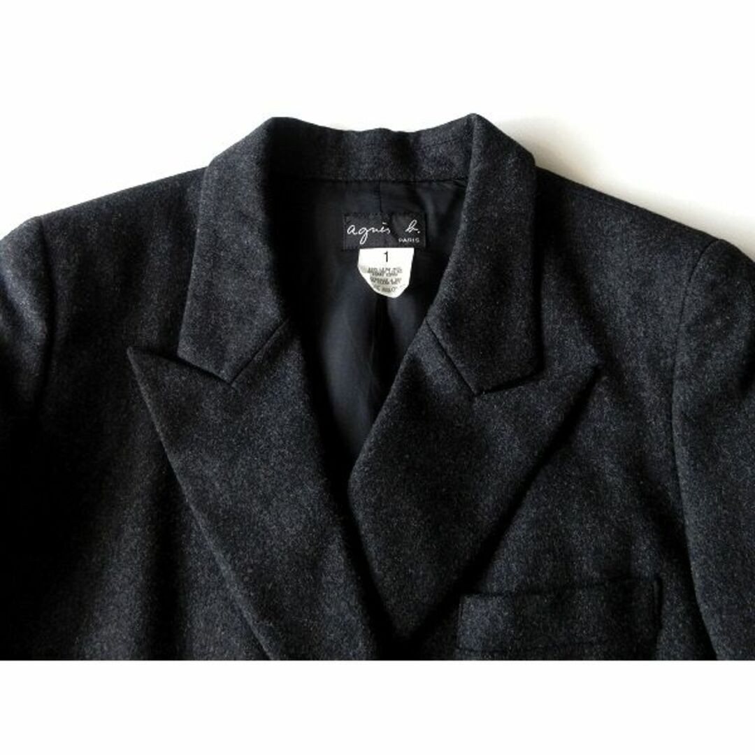 agnes b. - 90sビンテージ アニエスべー ウール ダブルテーラード