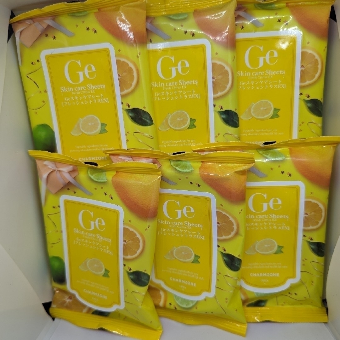 CHARMZONE - チャームゾーン Geスキンシート フレッシュシトラスEX10×6