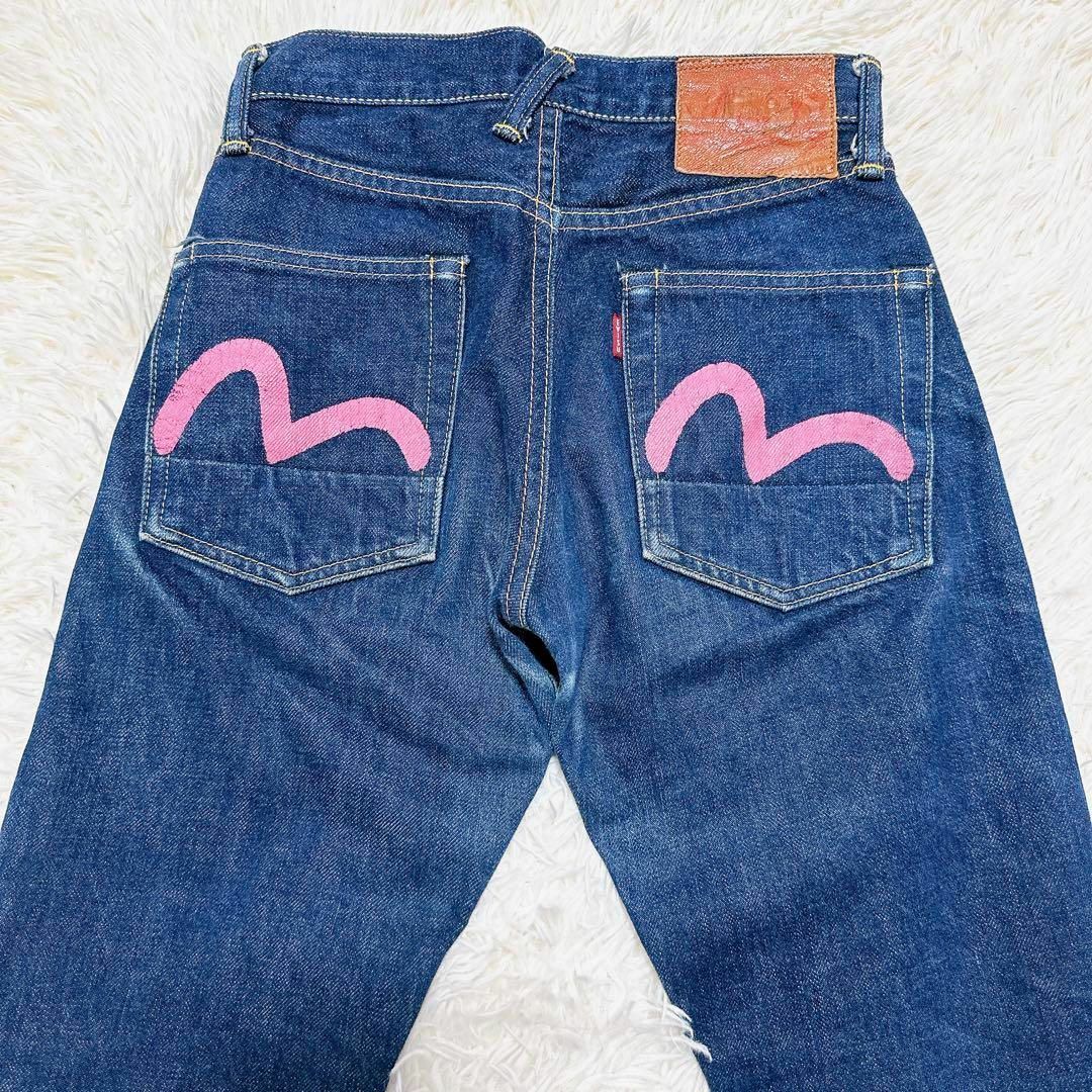 evisu ピンクかもめ NO.2 lot.8000 トラ耳 W24の通販 by COCO.｜ラクマ