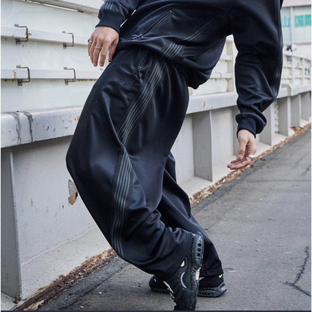 Needles - needles 24ss H.D ヒザデルパンツ studious 別注 黒 の通販