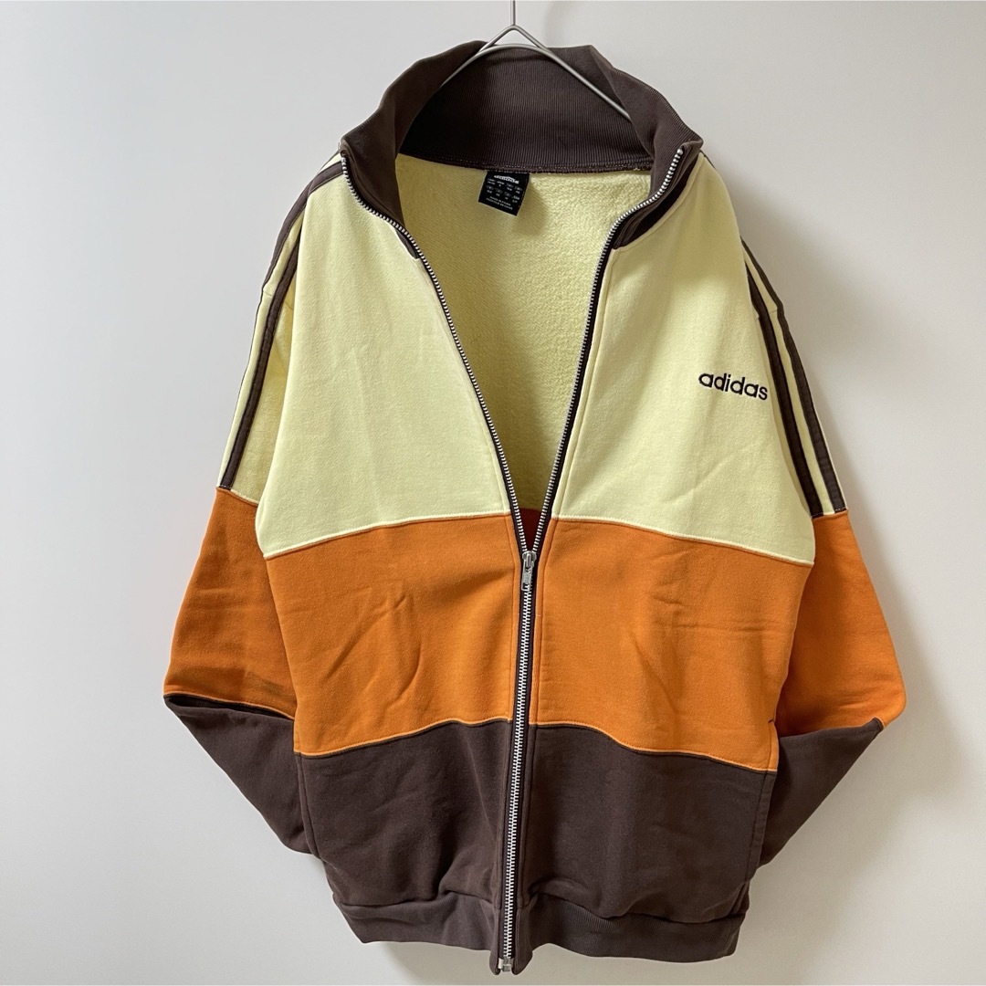 adidas - 90s美品】アディダス刺繍トラックジャケット古着ジャージ 綿