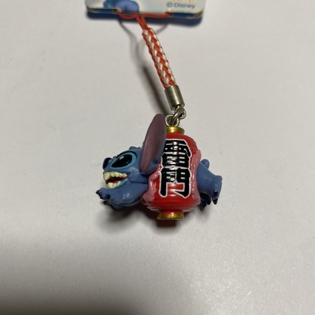Disney - 東京限定 雷門 スティッチ 根付 キーホルダー ストラップ