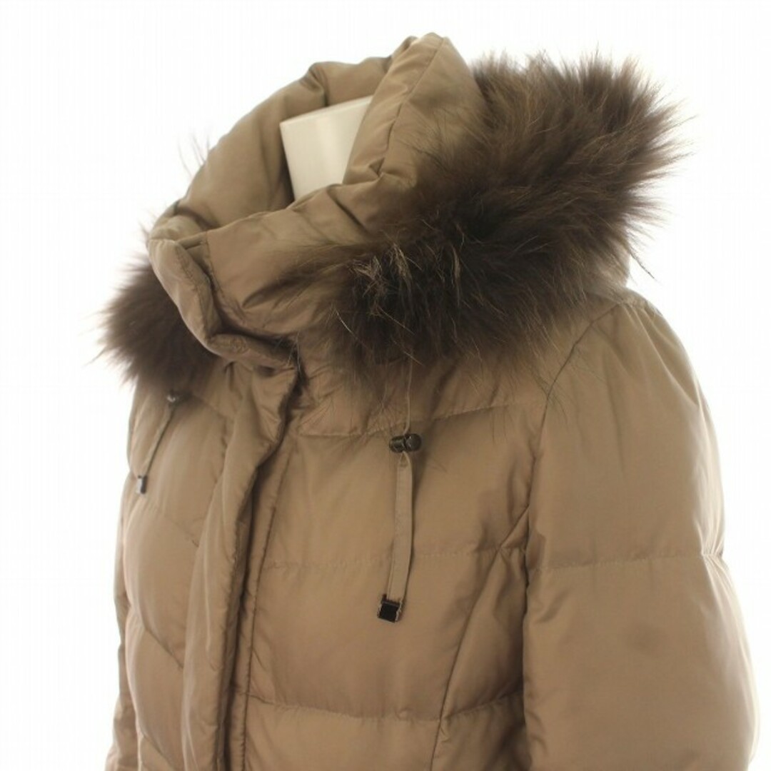 23区 - 23区 オンワード樫山 ダウンコート 襟ラクーンファー XS 茶